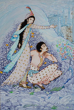 Persian Miniature watercolor